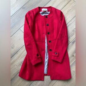Women’s Banana Republic Red Coat - Small